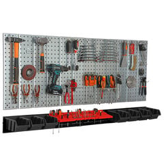 Įrankių sienelė 156x72 Botle Tool Pegboard kaina ir informacija | Įrankių dėžės, laikikliai | pigu.lt