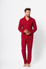 Pižama vyrams M-Max Alan 1391 62841-13-89, raudona цена и информация | Мужские халаты, пижамы | pigu.lt