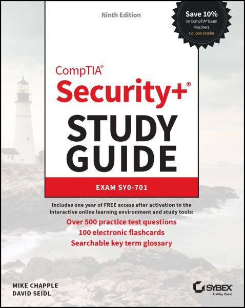 CompTIA Securityplus Study Guide with over 500 Practice Test Questions: Exam SY0-701 9th edition kaina ir informacija | Socialinių mokslų knygos | pigu.lt