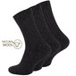 Vilnonės kojinės vyrams Vincent Creation, juodos, 3 poros kaina ir informacija | Vyriškos kojinės | pigu.lt