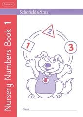 Nursery Numbers Book 1 цена и информация | Книги для подростков  | pigu.lt