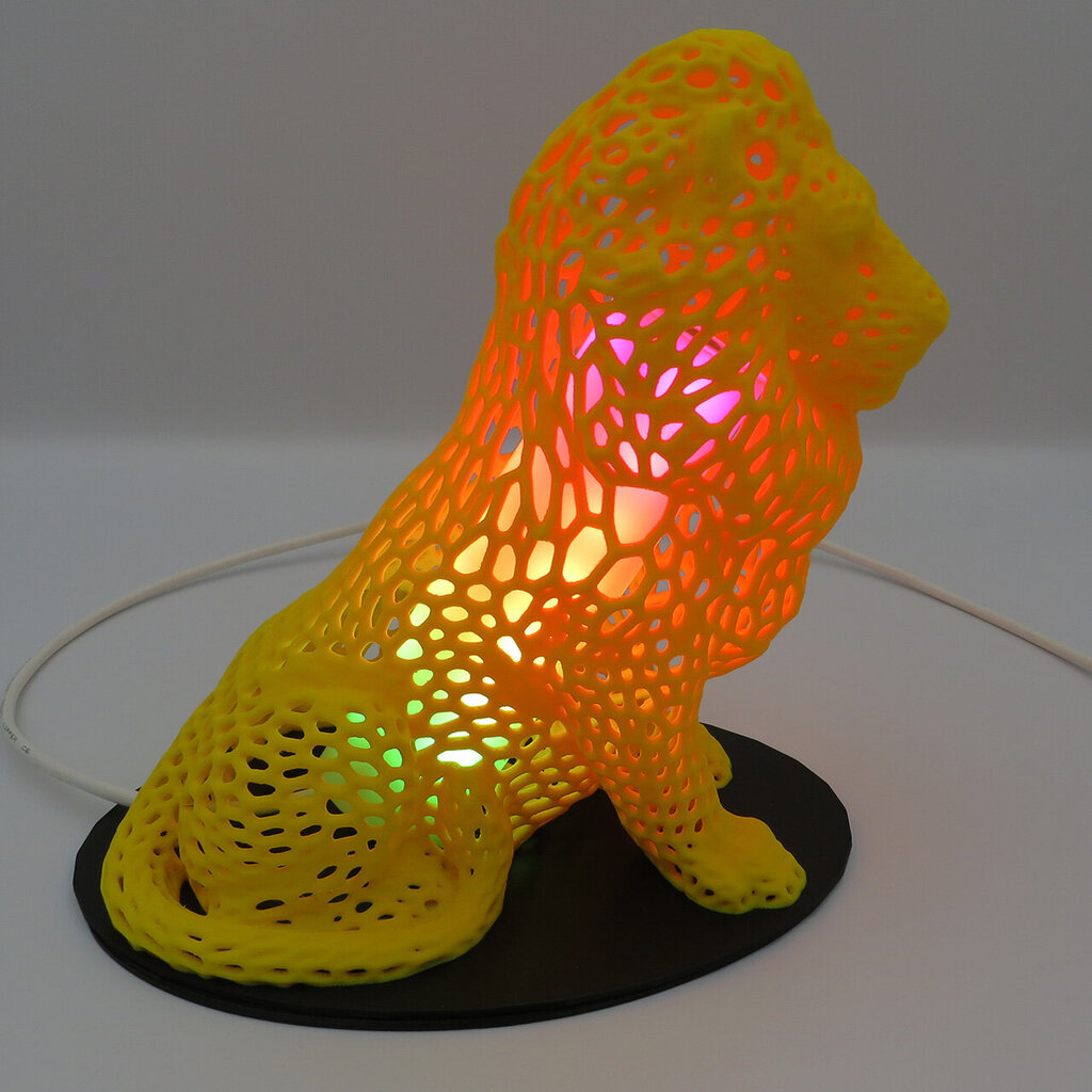 3Dgaminiai stalinis LED šviestuvas Liūtas kaina ir informacija | Staliniai šviestuvai | pigu.lt