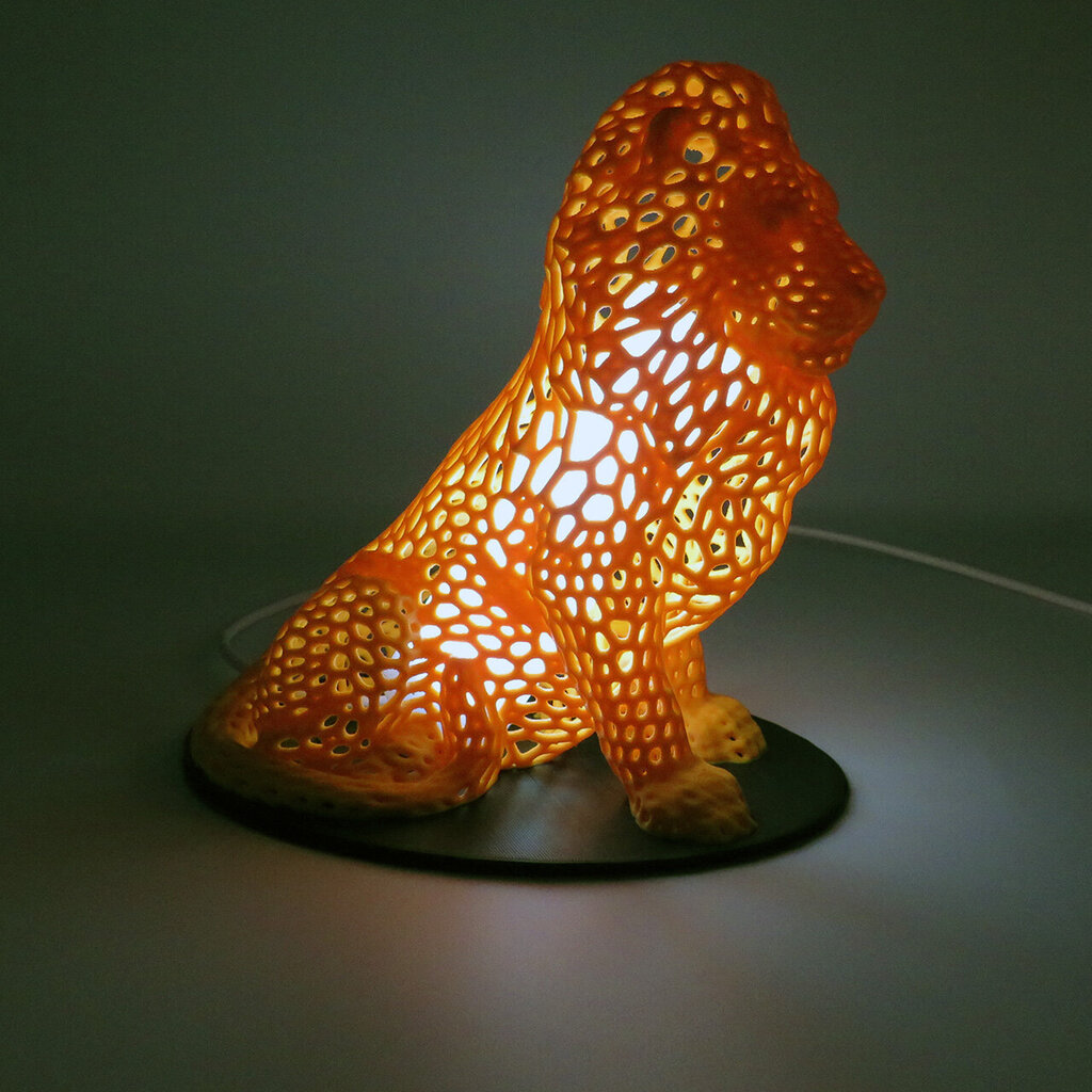 3Dgaminiai stalinis LED šviestuvas Liūtas цена и информация | Staliniai šviestuvai | pigu.lt