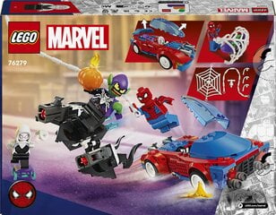 76279 LEGO® Marvel: Гоночная машина Человека-паука и Зеленый гоблин Веном цена и информация | Конструкторы и кубики | pigu.lt