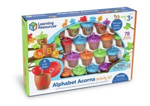 Edukacinis žaidimas Learning Resources Alphabet Acorns kaina ir informacija | Lavinamieji žaislai | pigu.lt