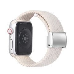 MroTech Turn Stretch Braided IWatch beige kaina ir informacija | Išmaniųjų laikrodžių ir apyrankių priedai | pigu.lt