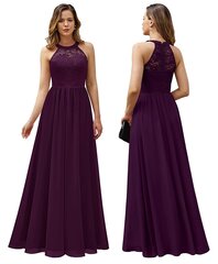 Платье-макси Wedtrend, темно-фиолетовое цена и информация | Платья | pigu.lt