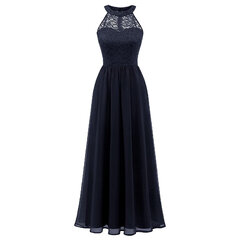 Платье-макси женское WedTrend, темно-синее цена и информация | Платья | pigu.lt