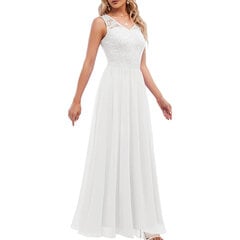 Suknelė moterims DressTells, balta kaina ir informacija | Suknelės | pigu.lt