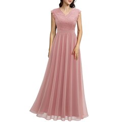 Женское платье в стиле ретро в стиле рокабилли Dressystar, розовое цена и информация | Платья | pigu.lt