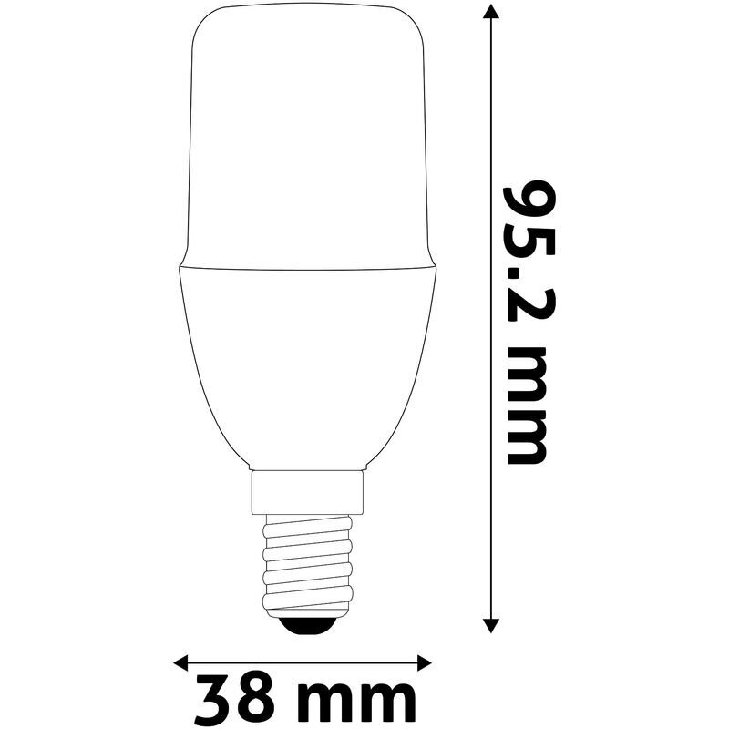 LED lemputė Avide 7W T37 E14 3000K kaina ir informacija | Elektros lemputės | pigu.lt