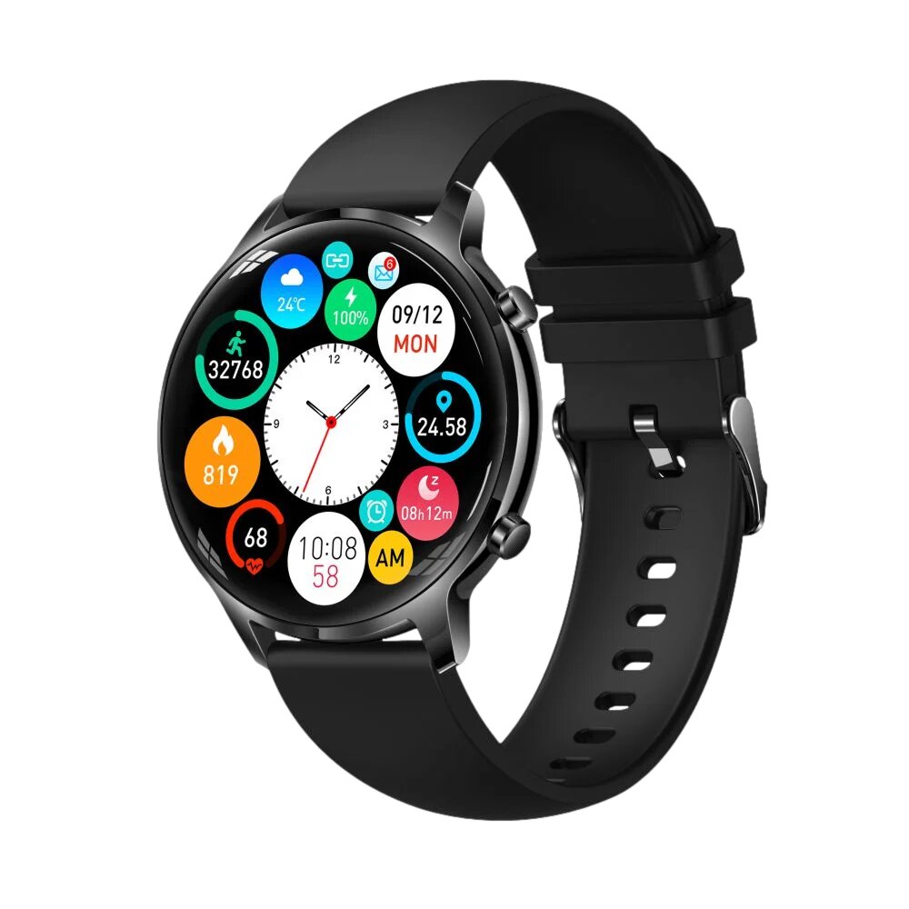 Manta Kelly SWU301BK Black kaina ir informacija | Išmanieji laikrodžiai (smartwatch) | pigu.lt