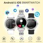 Zaxer Smartwatch ZI58 sidabras kaina ir informacija | Išmanieji laikrodžiai (smartwatch) | pigu.lt