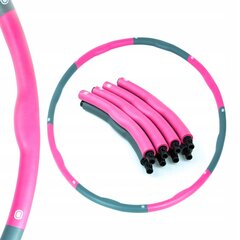 Gimnastikos lankas Thunder, 95cm, rožinis kaina ir informacija | Gimnastikos lankai ir lazdos | pigu.lt