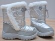 Mkoomi sniego batai vaikams, sidabrinės spalvos kaina ir informacija | Žieminiai batai vaikams | pigu.lt