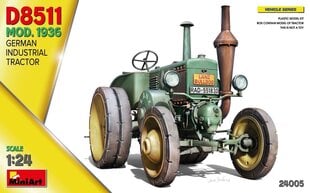 Klijuojamas modelis MiniArt 24005 German Industrial Tractor D8511 Mod. 1936 1/24 цена и информация | Склеиваемые модели | pigu.lt