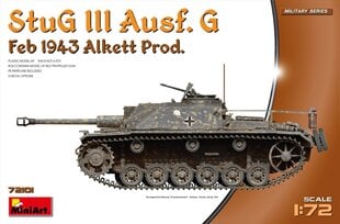 Klijuojamas modelis MiniArt 72101 StuG III Ausf. G Feb 1943 Prod 1/72 kaina ir informacija | Klijuojami modeliai | pigu.lt