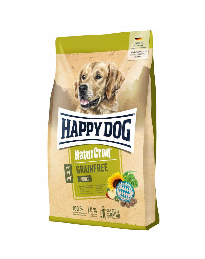 Happy Dog NaturCroq Grainfree visų veislių šunims begrūdų su paukštiena, 15 kg kaina ir informacija | Sausas maistas šunims | pigu.lt