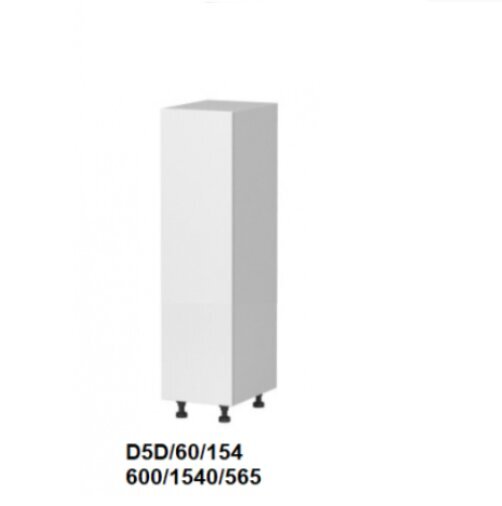 Pastatoma spintelė Carrini D5D 60 154, balta kaina ir informacija | Virtuvinės spintelės | pigu.lt