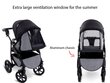 Universalus vežimėlis 3 in 1 GaGaDumi Boston Travel System, kreminis kaina ir informacija | Vežimėliai | pigu.lt