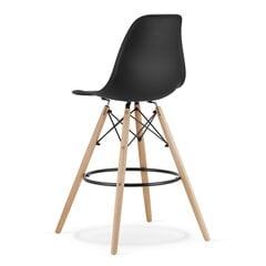 комплект из 2 стульев Leobert Lamal, черный/коричневый цена и информация | Стулья для кухни и столовой | pigu.lt