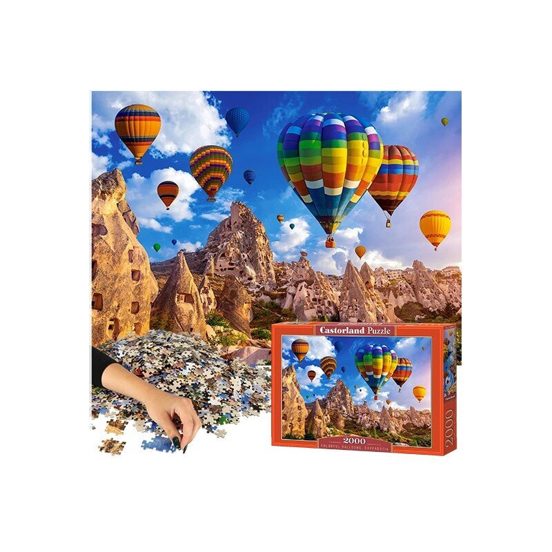 Dėlionė Spalvoti balionai Kapadokija Castorland, 2000 d. цена и информация | Dėlionės (puzzle) | pigu.lt