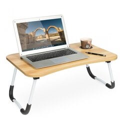 Sulankstomas nešiojamojo kompiuterio staliukas lovos stovui цена и информация | Компьютерные, письменные столы | pigu.lt