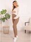 Tamprės nėščiosioms ForMommy, smėlio spalvos цена и информация | Kelnės moterims | pigu.lt
