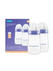 Buteliukų komplektas su žindukais Lansinoh NaturalWave, 240ml., 3 mėn+ цена и информация | Бутылочки и аксессуары | pigu.lt