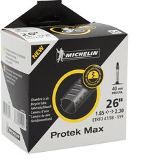 Dviračio kamera Michelin Protek Max 26", juoda kaina ir informacija | Michelin Dviračiai, paspirtukai, riedučiai, riedlentės | pigu.lt