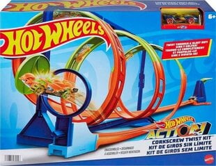 Mattel - Hot Wheels Action Corkscrew Twist Kit Track Set цена и информация | Игрушки для мальчиков | pigu.lt