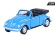 Kolekcinis modeliukas Volkswagen Beetle, mėlynas kaina ir informacija | Kolekciniai modeliukai | pigu.lt