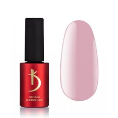 Gelinė nagų lako bazė Kodi Natural Rubber Base, Pink, 7 ml kaina ir informacija | Nagų lakai, stiprintojai | pigu.lt