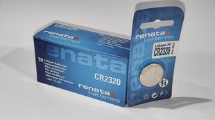 Elementai Renata CR2320 10 vnt. цена и информация | Батарейки | pigu.lt