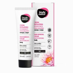 Depiliacinis kremas su lotosu Body Natur, 100 ml kaina ir informacija | Depiliacijos priemonės | pigu.lt