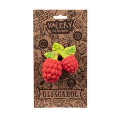 Жевательная игрушка Oli&Carol, Valery the Raspberry, 1 шт. цена и информация | Прорезыватели | pigu.lt