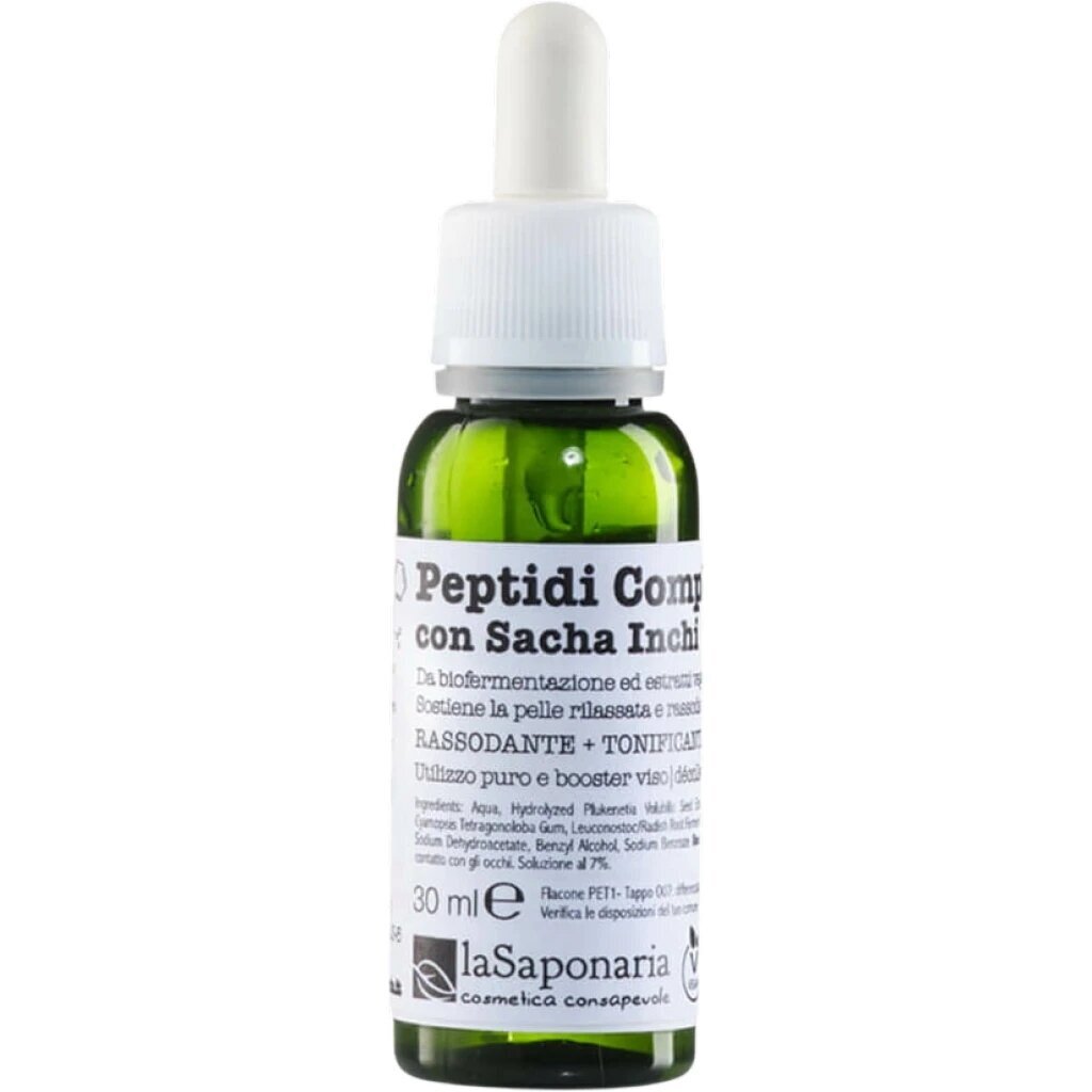 Veido serumas su liftingo efektu La Saponaria Peptide, 30 ml kaina ir informacija | Veido aliejai, serumai | pigu.lt