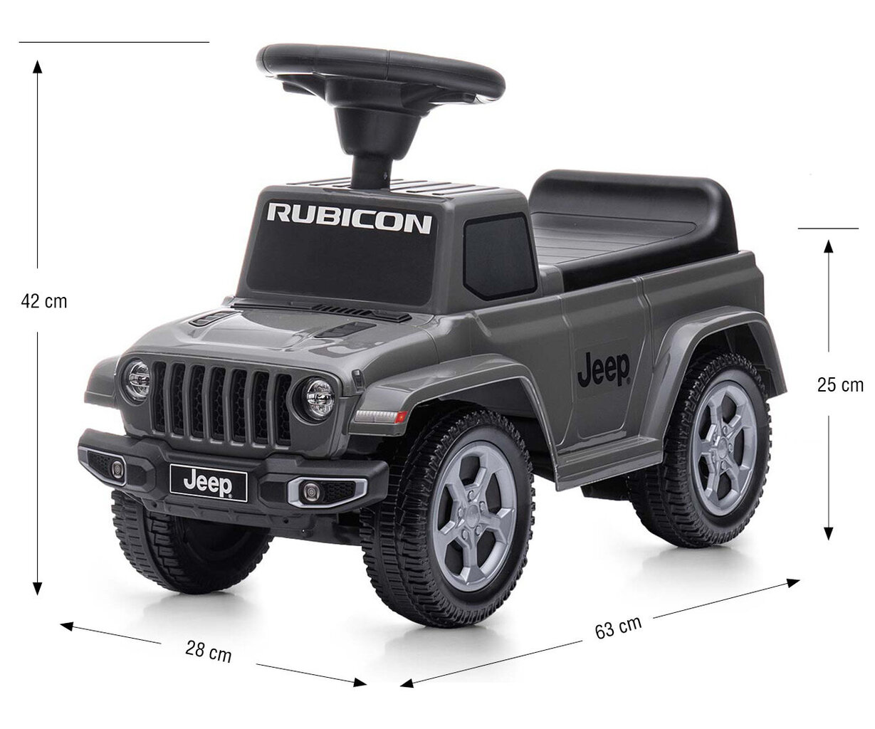 Машина каталка для малышей Jeep Rubicon Gladiator цена | pigu.lt