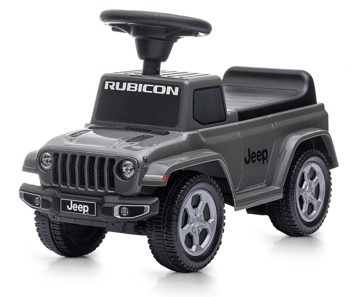 Paspiriamas automobilis vaikams Jeep Rubicon Gladiator, juodas kaina ir informacija | Žaislai kūdikiams | pigu.lt