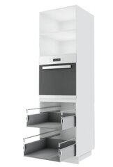 Pastatoma spintelė Carrini D14 RU 2A 356, kairinė, balta kaina ir informacija | Virtuvinės spintelės | pigu.lt