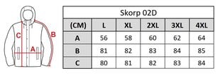 Куртка для мужчин Skorp 02D, синяя цена и информация | Мужские куртки | pigu.lt