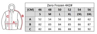 Striukė vyrams Zero Frozen 442, pilka kaina ir informacija | Vyriškos striukės | pigu.lt
