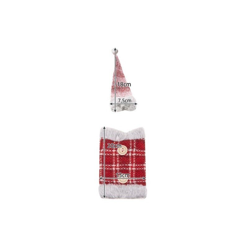 Dekoratyvinis buteliuko dangtelis, 1 vnt. kaina ir informacija | Kalėdinės dekoracijos | pigu.lt