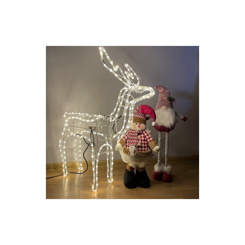 Kalėdinė dekoracija LED elnias kaina ir informacija | Kalėdinės dekoracijos | pigu.lt