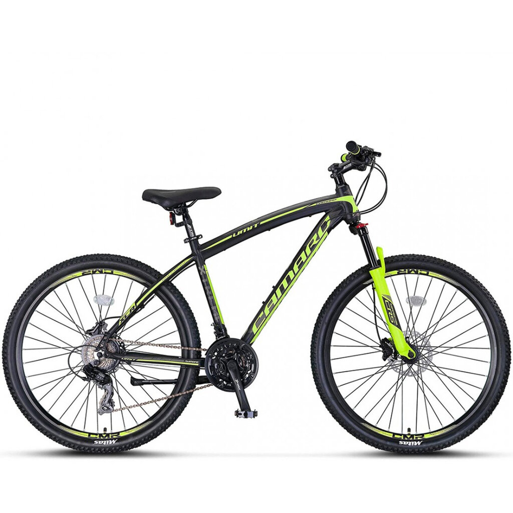 Kalnų dviratis Umit Camaro HYD 29", juodas, geltonas kaina ir informacija | Dviračiai | pigu.lt