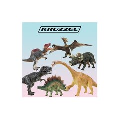 Dinozaurai - kilnojamos figūrėlės, 6 vnt. 22398 цена и информация | Игрушки для мальчиков | pigu.lt