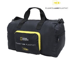 Складная дорожная сумка National Geographic FOLDABLES, черная цена и информация | Чемоданы, дорожные сумки  | pigu.lt