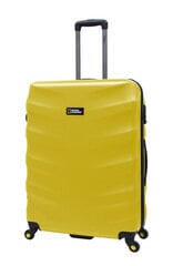 Didelis lagaminas National Geographic Arete, L, geltonas kaina ir informacija | Lagaminai, kelioniniai krepšiai | pigu.lt