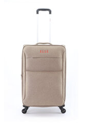 Vidutinis lagaminas Elle Pledge, smėlio spalvos kaina ir informacija | Lagaminai, kelioniniai krepšiai | pigu.lt
