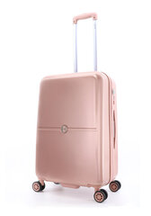 Чемодан ELLE Chic, М, розовый цена и информация | Чемоданы, дорожные сумки | pigu.lt